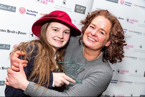 Matilda Walden with her proud mum