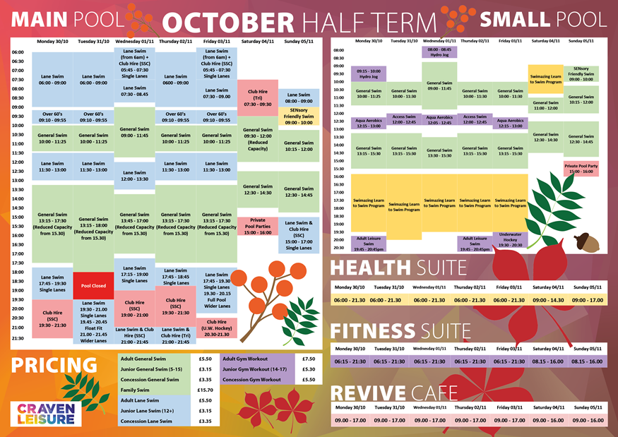 oct 23 half term