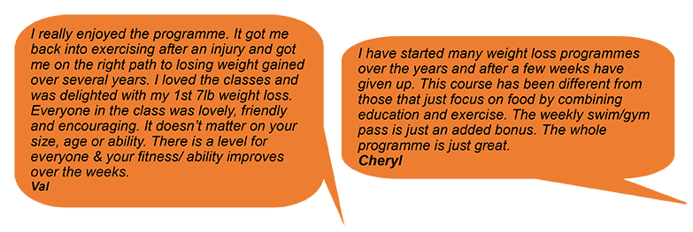 Healthy Lifestyles testimonial text