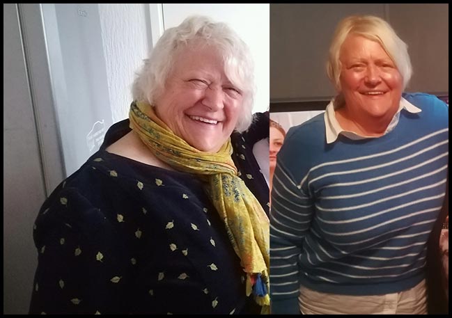 Healthy Lifestyles programme particpant, Lynn WIld, before and after she started the weight management programme.
